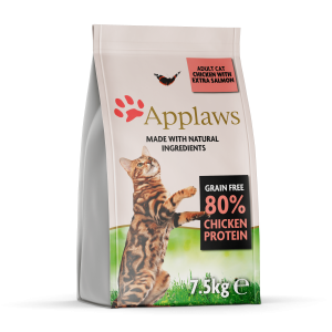 Applaws Cat Adult Chicken/ Salmon bezgraudu barība kaķiem ar vistu un lasi 7.5kg