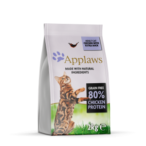 Applaws Cat Adult Chicken/ Duck bezgraudu barība kaķiem ar vistu un pīli 2kg