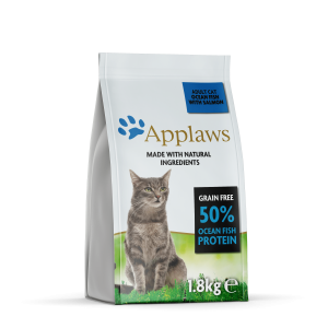 Applaws Cat Adult Ocean Fish with Salmon bezgraudu barība kaķiem ar okeāna zivīm un lasi 1.8kg