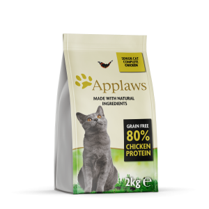 Applaws Cat Senior Chicken bezgraudu barība veciem kaķiem ar vistu 2kg