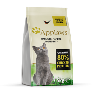 Applaws Cat Senior Chicken bezgraudu barība veciem kaķiem ar vistu 7.5kg