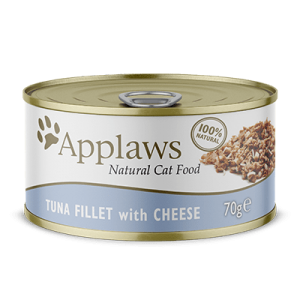 Applaws Cat Tuna Fillet with Cheese konservi kaķiem ar tunča fileju, sieru 70g