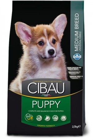 Cibau Puppy Medium sausā barība kucēniem 2.5kg