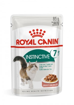 Royal Canin FHN Instinctive +7 in gravy konservi kaķiem 12x85g