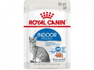 Royal Canin FHN Indoor gravy konservi kaķiem 12x85g