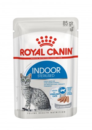 Royal Canin FHN Indoor Loaf konservi kaķiem 12x85g