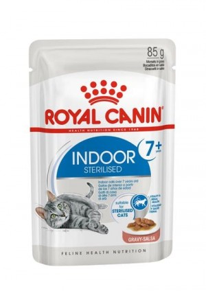 Royal Canin FHN Indoor 7+ konservi kaķiem 12x85g