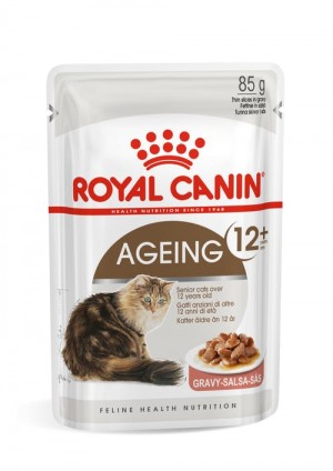 Royal Canin FHN Ageing 12+ in Gravy konservi kaķiem 12x85g