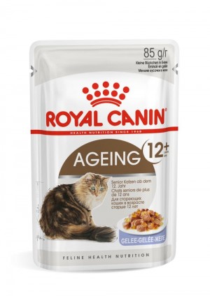 Royal Canin FHN Ageing 12+ in Jelly konservi kaķiem 12x85g