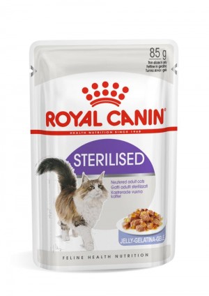Royal Canin FHN Sterilised in Jelly konservi kaķiem 12x85g