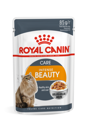 Royal Canin FCN Intense Beauty in Jelly konservi kaķiem 12x85g
