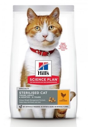 HILLS SP Hill's Science Plan Sterilised Cat Young Adult chicken 15kg