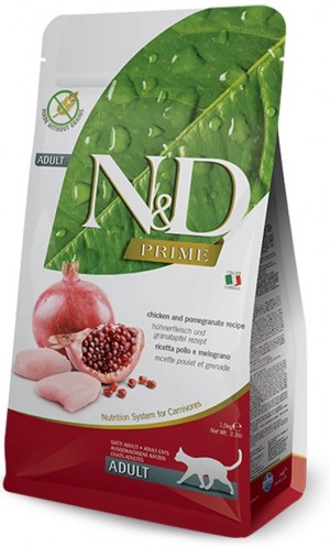 N&D NATURAL & DELICIOUS Cat Prime Grain Free Chicken & Pomegranate 300g