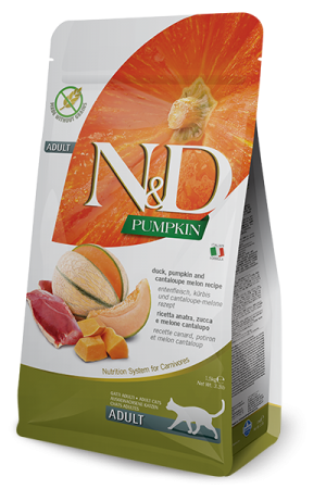 N&D NATURAL & DELICIOUS Cat Grain Free Duck, Pumpkin & Cantaloupe Melon 5kg