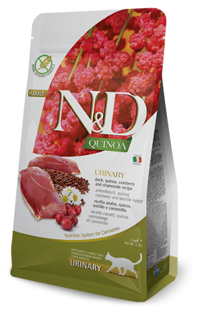 N&D NATURAL & DELICIOUS Cat Grain Free Quinoa, Duck & Cranberry Urinary 5kg
