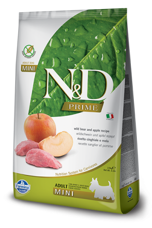 N&D NATURAL & DELICIOUS ND Dog Grain Free Boar & Apple Adult small 7kg