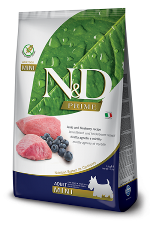 N&D NATURAL & DELICIOUS ND Dog Grain Free Lamb & Blueberry adult small 800g