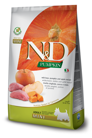 N&D NATURAL & DELICIOUS ND Dog Grain Free Boar & Apple Pumpkin Adult small 800g