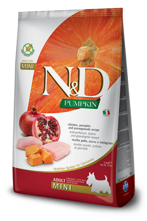 N&D NATURAL & DELICIOUS ND Dog Grain Free Chicken & Pomegrante adult small 7kg