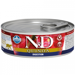 N&D NATURAL & DELICIOUS ND Cat Quinoa & Lamb Digestion konservi kaķiem pastēte 80g