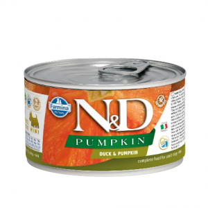 N&D NATURAL & DELICIOUS ND Dog Duck & Pumpkin S konservi suņiem 140g