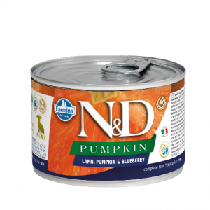 N&D NATURAL & DELICIOUS ND Dog Lamb & Blueberry & Pumpkin Puppy konservi kucēniem 140g