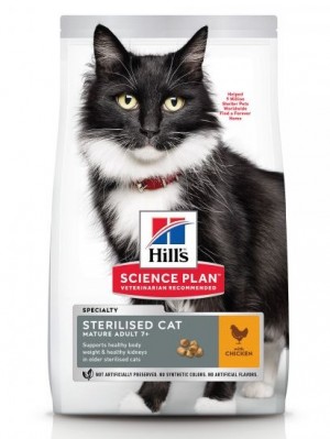 HILLS SP Hill's Science Plan Sterilised Cat Mature Adult 7+ chicken 300g