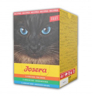  JOSERA konservi kaķiem MULTIPAKA Fileja 6x70 g