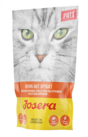 JOSERA konservi kaķiem PASTĒTE Chicken with Spinach 85 g