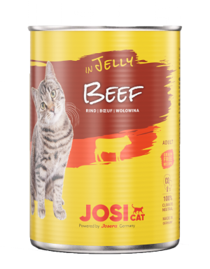 JOSERA JosiCat Beef in jelly Konservi kaķiem 12 x 400 g