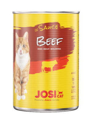JOSERA JosiCat Beef In Sauce konservi kaķiem 12 x 415g