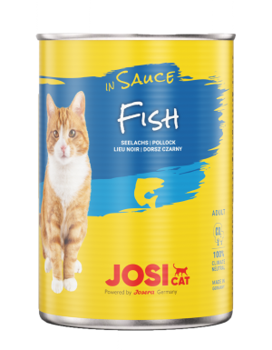 JOSERA JosiCat Fish In Sauce konservi kaķiem 415g