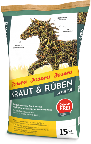 Josera zirgiem Kraut & Ruben Struktur 15kg