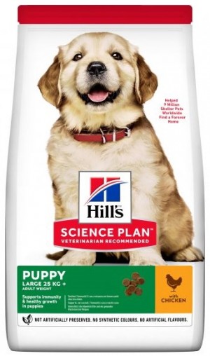 HILLS SP Hill's Science Plan LARGE BREED PUPPY ar vistu 16kg