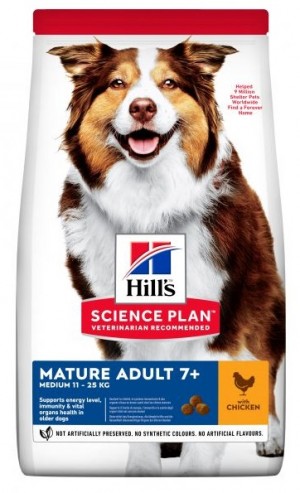 HILLS SP Hill's Science Plan MEDIUM MATURE ADULT ar vistu 14kg