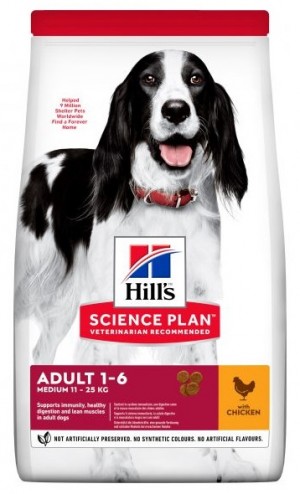 HILLS SP Hill's Science Plan ADULT MEDIUM CHICKEN ar vistu 14kg