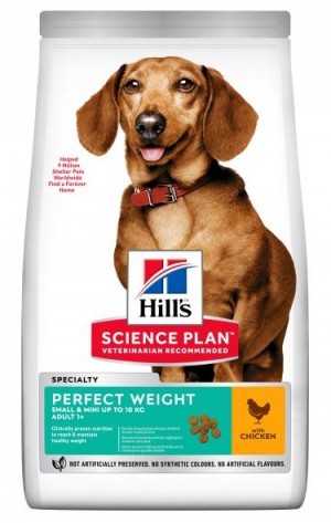 HILLS SP Hill's Science Plan ADULT PERFECT WEIGHT SMALL & MINI CHICKEN ar vistu 250g