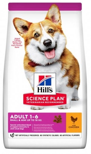 HILLS SP Hill's Science Plan SMALL&MINI ADULT ar vistu 300g
