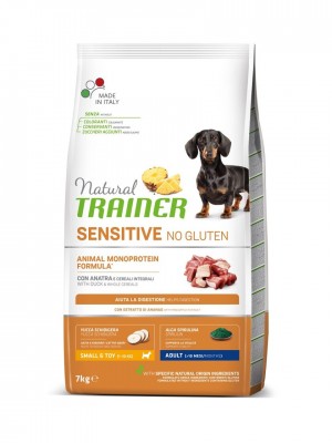 Natural Trainer Mini Adult Sensitive Duck ar pīli 2kg