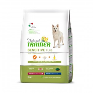 Natural Trainer Medium/Maxi Adult Sensitive Plus with Rabbit ar trusi 3kg