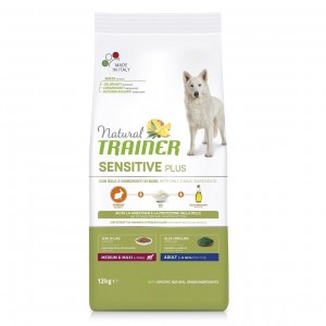 Natural Trainer Medium/Maxi Adult Sensitive Plus with Rabbit ar trusi 12kg