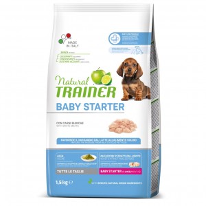 Natural Trainer Baby Starter ar balto gaļu 1.5kg
