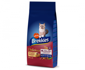 Brekkies Cat Delice Poultry barība kaķiem ar vistu un tītaru 20kg