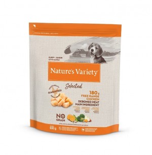 Natures Variety Junior Free Range Chicken no grain bezgraudu barība kucēniem ar vistu 600g
