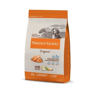 Natures Variety Junior no grain Salmon bezgraudu barība kucēniem ar lasi 2kg