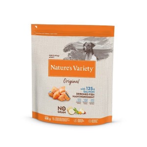 Natures Variety Original Mini Salmon no Grain bezgraudu barība mazo šķirņu suņiem ar lasi 600g