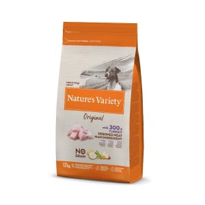 Natures Variety Original Mini Turkey no Grain bezgraudu barība mazo šķirņu suņiem ar tītaru 1.5kg