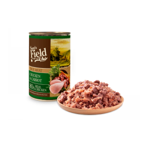 Sams Field Dog True Meat Chicken & Carrot 400g