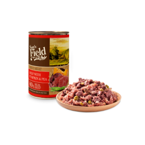 Sams Field Dog True Meat Beef with pumpkin & pea 400g