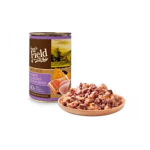 Sams Field Dog True Meat Salmon & Chicken with pumpkin 6 x 400g